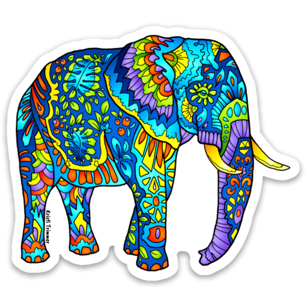 Elephant - Elephant Stickers – Alaska Wild & Free