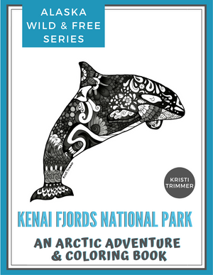 Book - Kenai Fjords National Park: An Adventure & Coloring Book