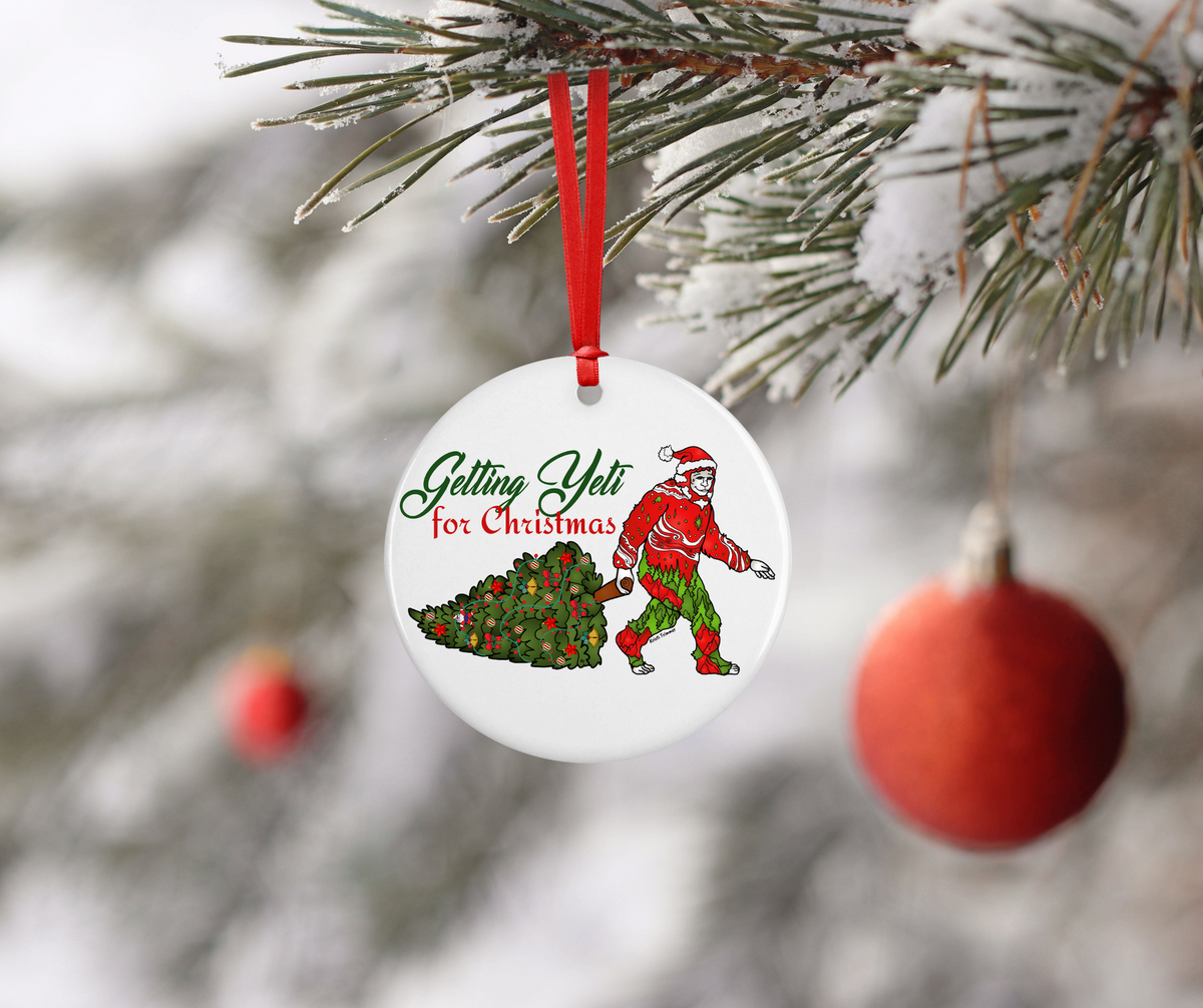 Ornament - Getting Yeti for Christmas – Alaska Wild & Free