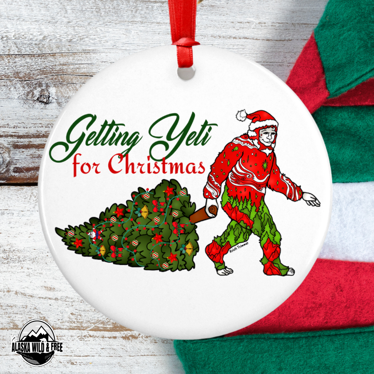 Yeti Ornament – Kindred Fair Trade