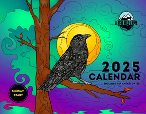 Calendar - 2025 with Sunday Start Wall Calendar