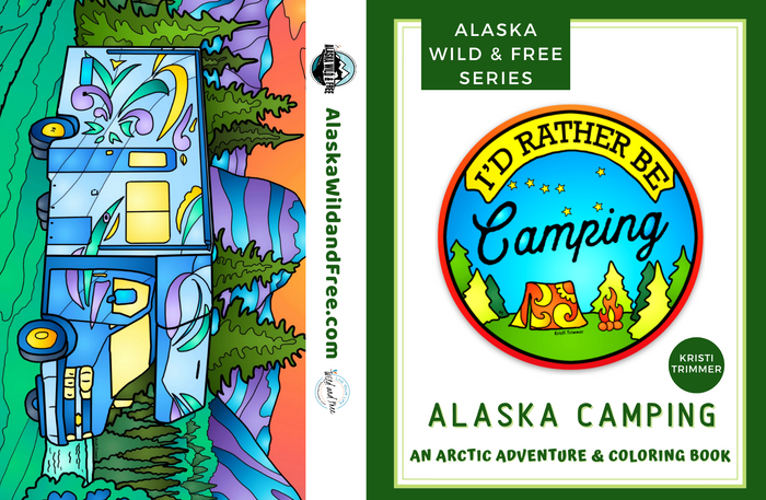 Alaska Camping Coloring Book