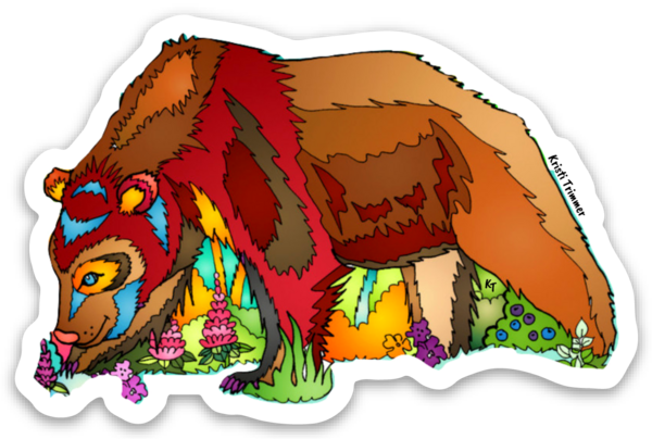 Bear - Brown Bear Sticker