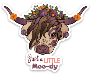 Cow - Highland Cow + Just a Little Moody
