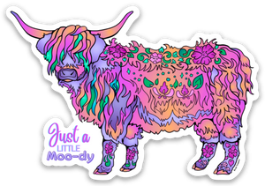 Cow - Highland Cow + Just a Little Moody