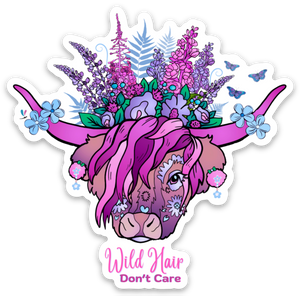 Cow - Highland Cow + Wild Hair