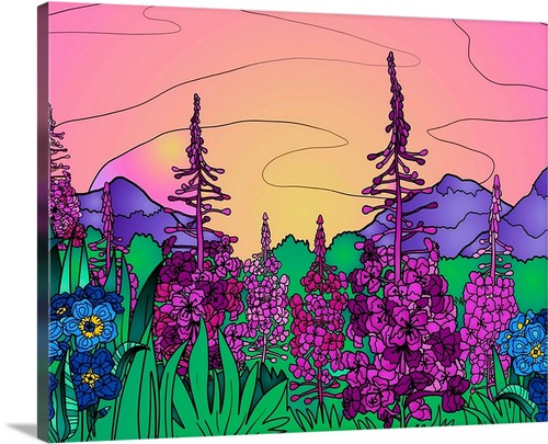 Canvas - Fireweed Field