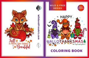 Books - Happy HalloThanksMas Coloring Book