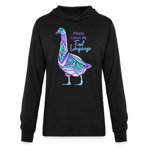 Hoodie - Long Sleeve Hoodie Shirt - Fowl Language