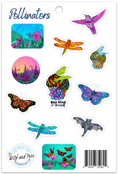 Pollinator Sticker Sheet