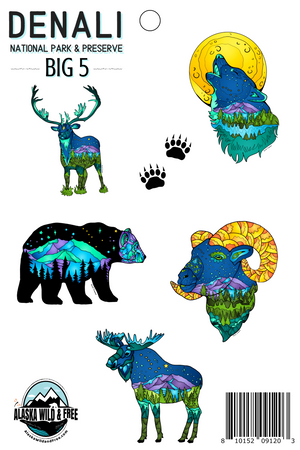 Sticker Sheet - Denali Big 5