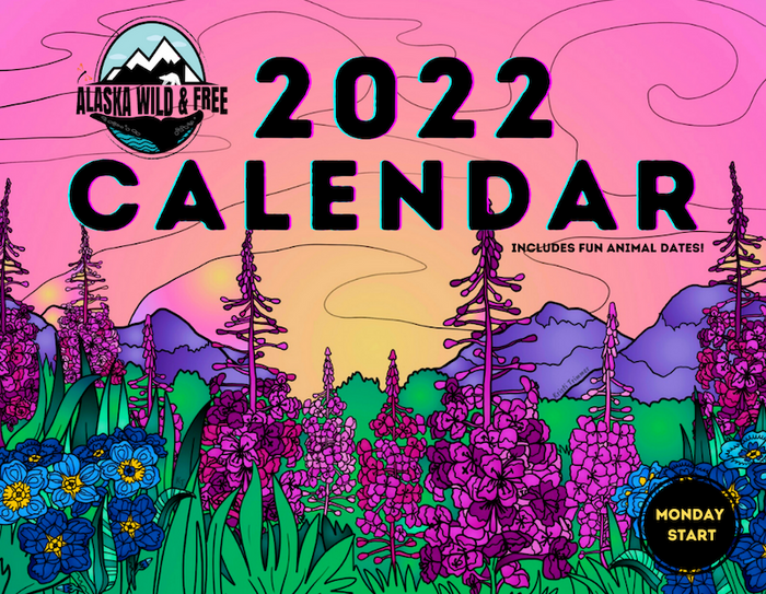 Calendar - 2022 with Monday Start Wall Calendar