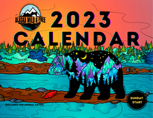 Calendar - 2023 with Sunday Start Wall Calendar