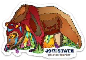 Bear - 49th State Brown Bear Sticker