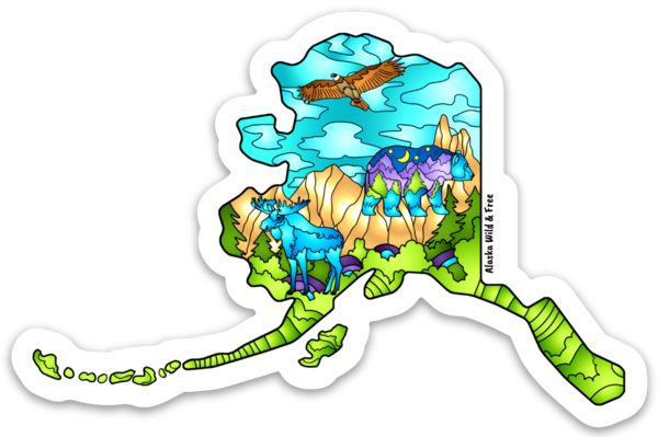 Alaska - Alaska State Magnet