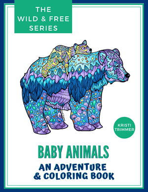 Book - Baby Animals: An Adventure & Coloring Book