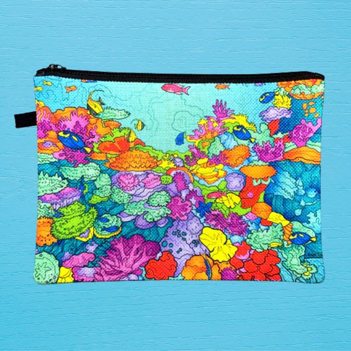 Linen Bag - Coral Reef