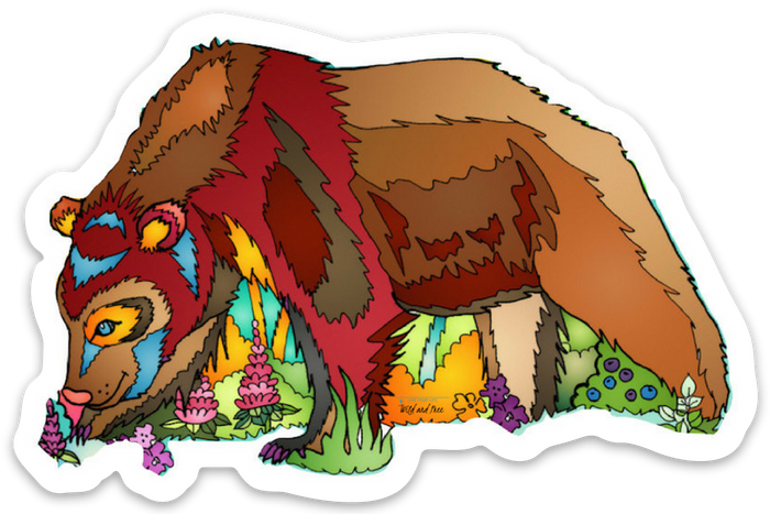 Bear - Brown Bear Sticker