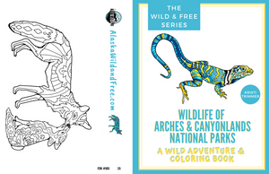 Book - Wildlife of Arches & Canyonlands National Parks: A Wild Adventure & Coloring Book