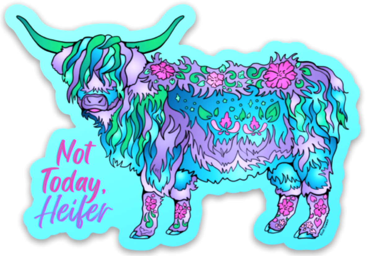 NEW COLORS! Not Today Heifer and Not in the Mooood 18oz Frosted Beer C –  Thistle & Stitch