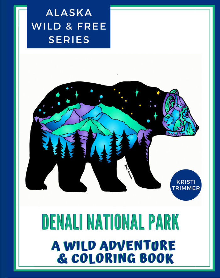 Book - Denali National Park: An Adventure & Coloring Book