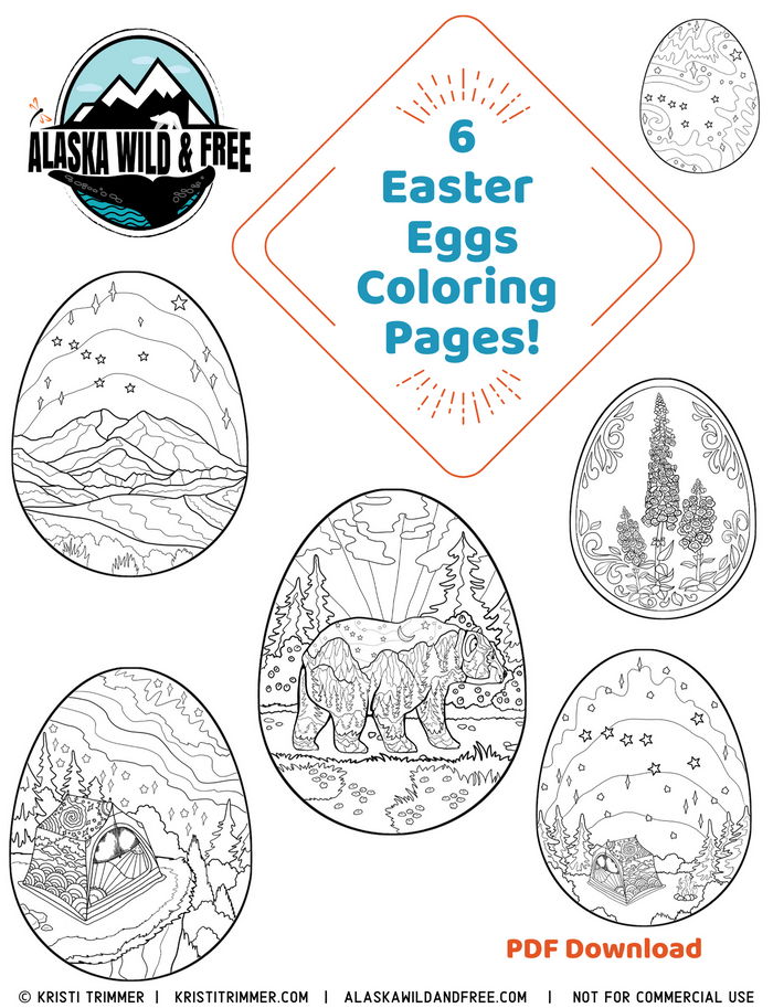 Color: Easter Eggs Coloring Pages