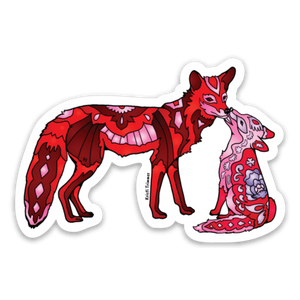 Fox - Fox + Kit Sticker