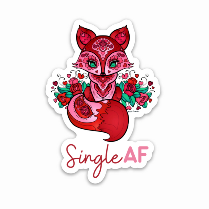 Valentine's Day - Single AF Fox
