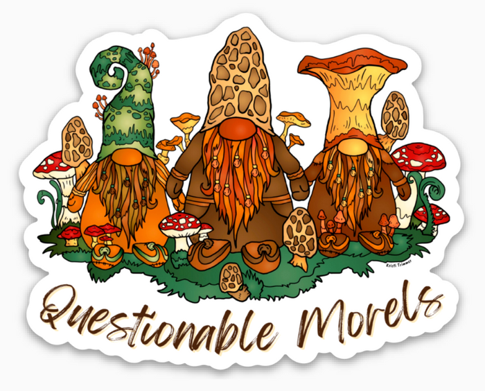 Gnome - Mushroom Gnomes + Questionable Morels