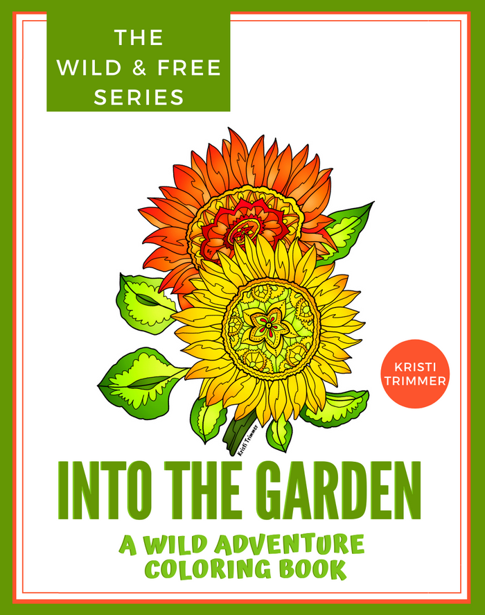 Book - Into the Garden Coloring Book