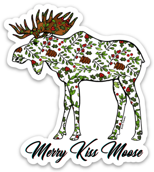 Holiday - Merry Kiss Moose