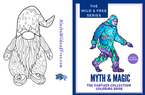 Book - Myth & Magic: The Fantasy Collection Coloring Book