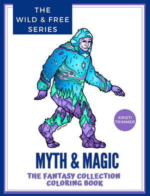 Book - Myth & Magic: The Fantasy Collection Coloring Book