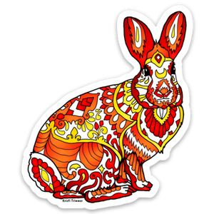 Rabbit - Cottontail Rabbit Sticker