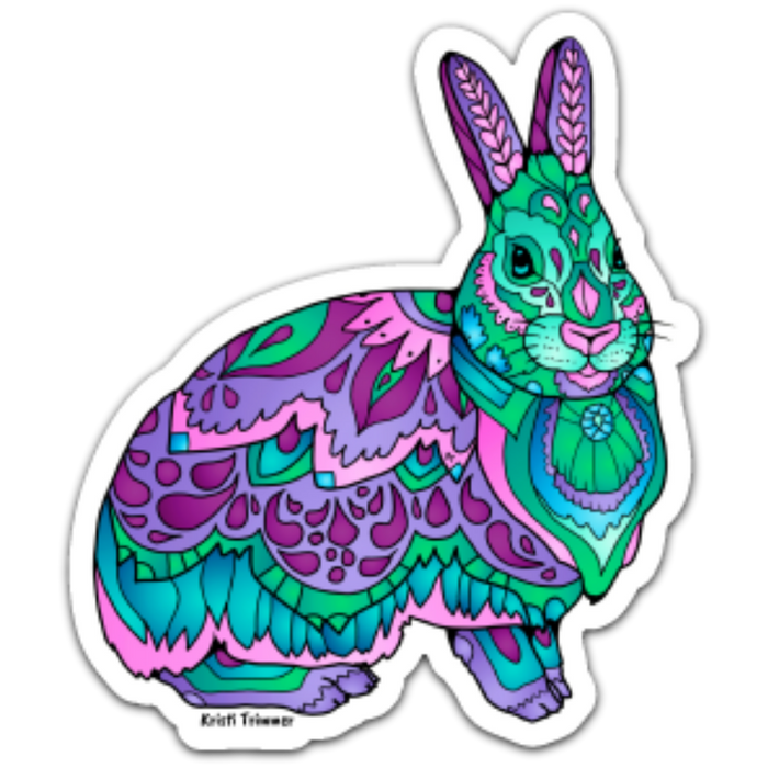 Rabbit - Snowshoe Hare Sticker