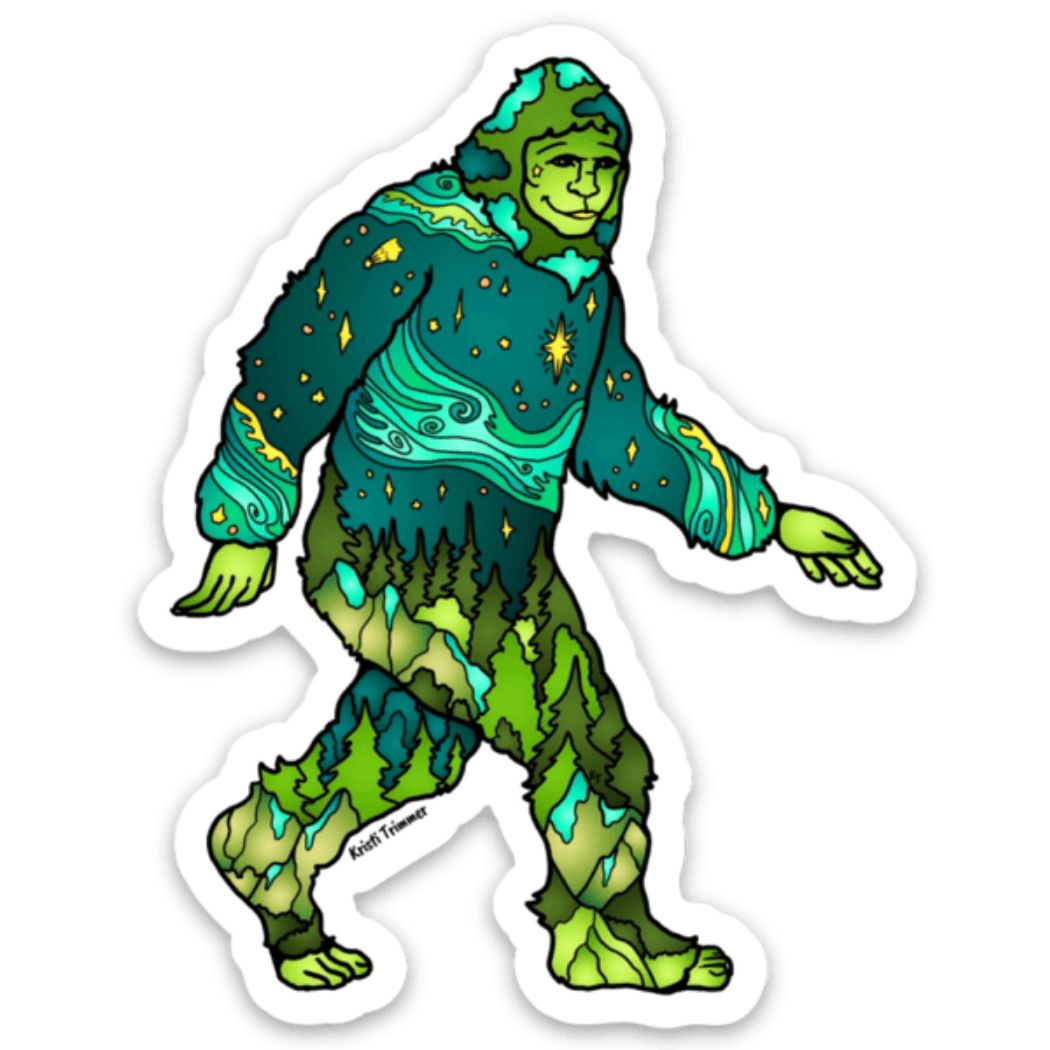 Big Foot Yeti' Sticker