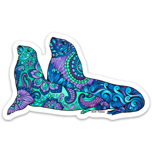 Stellar Sea Lions Sticker
