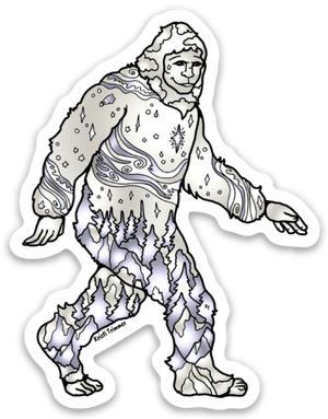 Yeti - White Sticker