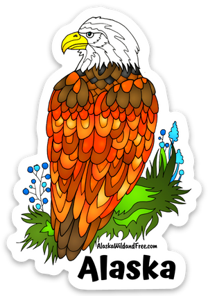 Bird - Bald Eagle - Alaska Sticker