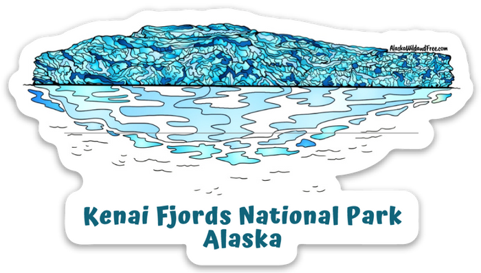 Glacier - KFNP Alaska Sticker
